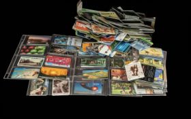 Box of Assorted Collectible Phone Cards,
