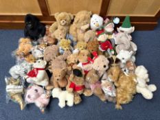 Three Boxes of Soft Toys, leopards, gori