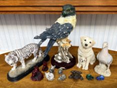Box of Assorted Pottery Figures, to incl