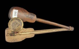 Set of Chinese Opium Scales, fitted in a