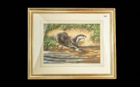 Adrian Rigby 'Last Glance Otter' Waterco