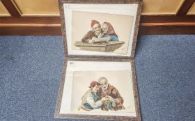 Two Gianni Watercolours, both portraits,