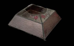 Antique Glass Terrarium, pyramid shaped