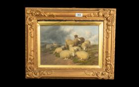 A Very Fine Pair of Oil Paintings, dated 1870 on panel signed Eugene-Verboekhoven, depicting several