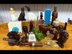 Two Boxes of Vintage Avon & Other Perfume Bottles, good lot for sorting.