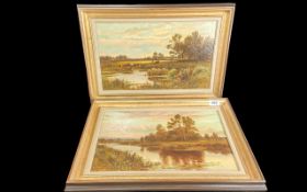 A A Glendening - A good pair of oil paintings by this most popular Victorian artist. Depicts