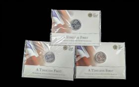 The Royal Mint ' A Timeless First ' The George and the Dragon 2013 UK £20 Fine Silver Coins, 999