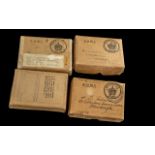 4 Card Boxes of ( OHMS ) Posted Official Paid Medals. ( 12 Medals In Total ) Medals to Mr, A.Grubb