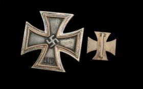 WWII German 1939 Iron Cross in its original black leatherette box.