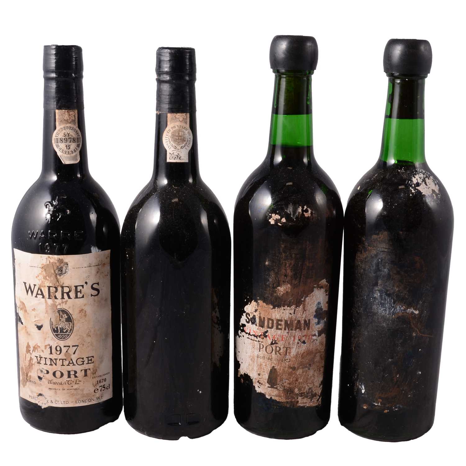 Four bottles of vintage port