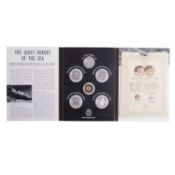 London Mint Office - Battle of the Atlantic gold and silver coin set.