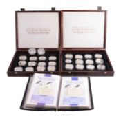 The Queen Elizabeth The Queen Mother Commemorative Silver Coin Collection.