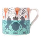 Eric Ravilious for Wedgwood, a rare 1937 Coronation mug