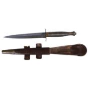 Fairbairn-Sykes type fighting knife,