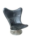 A Terence Conran 'egg' chair, width 90cm, depth 70cm, height 106cm