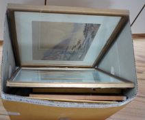 T.J. Freeman after J. Pedder, 'Returning from the Downs', label verso, watercolour, together with