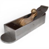 A Spiers dovetailed mitre plane, stamped with Spiers, Ayr, to the rosewood infill, brass lever cap