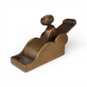 A Spiers chariot plane with gunmetal body, original 1 1/4” iron, stamped ‘Spiers, Aye’. to the lever