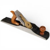 A Lie-Nielsen No.6 jointer plane, the sole 46cm long