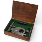 A cased Sargent No.1506 1/2 bull nose rabbet plane with fence and depth gauge in a mahogany fitted