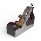 A Norris A3 adjustable dovetailed, steel soled smoothing plane, stamped with Norris, London to the