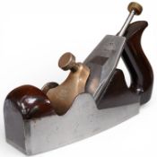 A Norris A2 adjustable steel smoothing plane, stamped with Norris, London to both the brass lever
