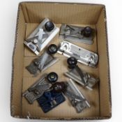 Eight small planes by Stanley and Record, including two pairs of No.98 & No.99 side rabbet planes,