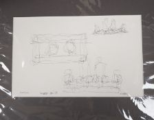 Frank Gehry (1929-2025), 'Brighton 02', signed, titled and dated Dec '02 in the plate, limited