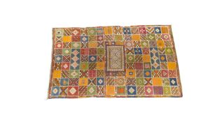 A Kilim type patchwork carpet, 434 x 260cm