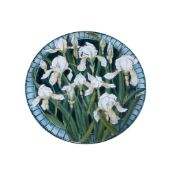 Fred Miller (British, active late 19th century), art pottery charger, 1880,hand painted with
