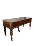 A Victorian mahogany Stodart & Son square piano, width 175cm, depth 70cm, height 86cm