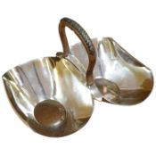 Dr Christopher Dresser (1834-1904) for Roberts & Belk, a silver-plated sweetmeat dish, model no.