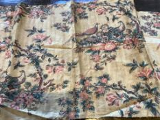 Three Indian 19th century wool and pashmina shawls- one plain, two embroidered- one with mushroom