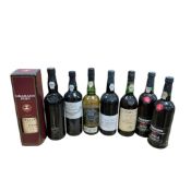 Eight bottles of vintage port to include Taylor’s 1979, 1982 and 1984, Graham’s 1984 and Cockburns