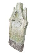 A Victorian pet headstone, height 126cm.