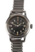 A gentleman's late 1940's stainless steel military issue RAF IWC MK XI/II manual wind pilots/