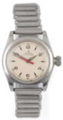 A gentleman's mid 20th century stainless steel Rolex Oyster Royal mid size manual wind wrist