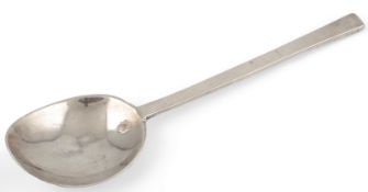 An early Charles II silver Puritan spoon, maker Jeremy Johnson, London, 1660/1661, with tapering