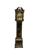 A modern Reguladora chinoiserie lacquer grandmother clock, width 41cm, depth 24cm, height 192cm
