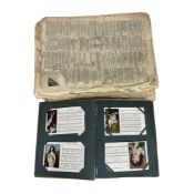 A album of Edwardian and later postcards and an Illustrated London News Edition, 1874/5