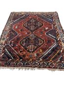 A Persian Khamesh carpet, 214 x 169cm
