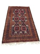 An Afghan Soumak rug, 205 x 118cm