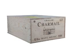 2005 Chateau Charmail, Haut Medoc, cased. (12)From the estate of the well regarded Lewes