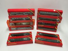 Twelve boxed Hornby Railways 00 gauge Southern Railway, including two locomotives; a Battle of