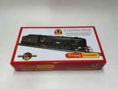 A Hornby Hobbies Centenary Year edition of the Tri-ang-Hornby Evening Star (R3821), BR class 9F