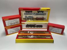 Seven Hornby Hobbies 00 gauge stock, including five locomotives; a BR Schools class, Brighton 30915,