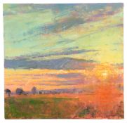 Andrew Gifford (b. 1970) 'Sussex Sunset near Petworth'