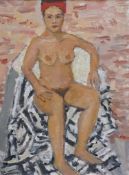Henry Nicholas Gage, 8th Viscount Gage (b. 1934) Nude in an interior