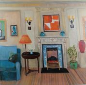 Lottie Cole (b. 1973) 'Interior with Sandra Blow, Eileen Agar & Woman (anon)'