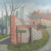 Graham Sendall (b. 1947) 'The Bridle Way, Firle'